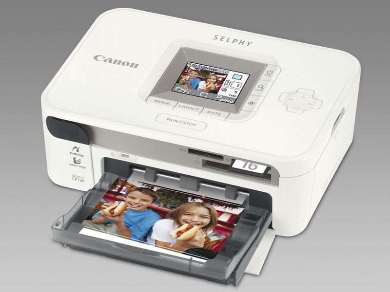 Die Modelle Selphy CP740 und CP750 drucken mit dem Thermosublimations-Verfahren. (Archiv: Vogel Business Media)