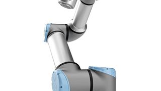 Der UR16e kombiniert seine Tragkraft von 16 kg mit einer Reichweite von 900 mm und einer Wiederholgenauigkeit von +/- 0,05 mm.  (Universal Robots )