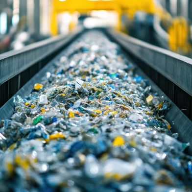 Die Diskussion rund um innovative Recyclingtechnologien macht deutlich: Die stoffliche Wiederverwertung von Kunststoffen wird zur strategischen Aufgabe.  (Bild: Nico - stock.adobe.com/KI generiert)