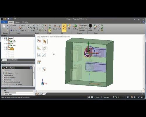 Designspark Mechanical Version 2.0: Die kostenfreie 3D-Modellierungs-Software in Aktion (Bild: RS Components)