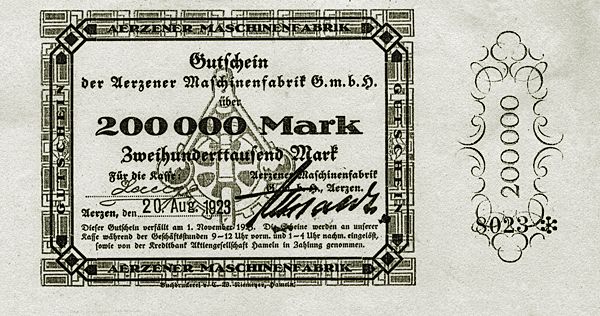 Die Inflation und später vor allem die We ltwirtschaftskrise stellten die Aerzener Maschinenfabrik vor große Herausforderungen: … (Bild: Aerzener Maschinenfabrik)