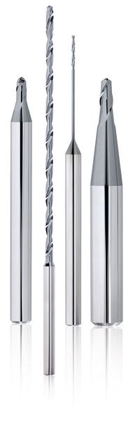 Mikrobearbeitungs-Werkzeuge, beschichtet mit einer S3p-basierten Schicht, eignen sich besonders für die Bearbeitung von Kobalt-Chrom-Legierungen (CoCr) oder Titan in der Medizintechnik. (Oerlikon Balzers)