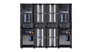 Zwei Apollo-8000-Systeme mit jeweils 144 Servern. (Bild: HP)