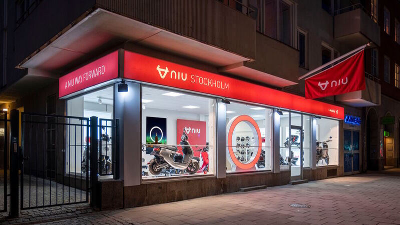 In Stockholm hat Niu nun seinen ersten Store ohne Personal eröffnet.
