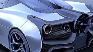 2022 soll der nur 980 Kilogramm leichte Gordon Murray T.50 auf den Markt kommen. (Bild: Gordon Murray Automotive)