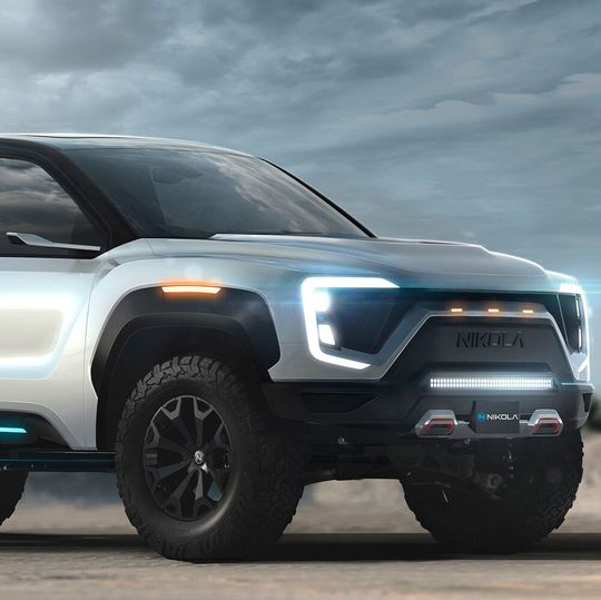 Der Badger der Elektroauto-Schmiede Nikola soll in jedem Gelände zurecht kommen.(Bild:  Nikola Corp.)