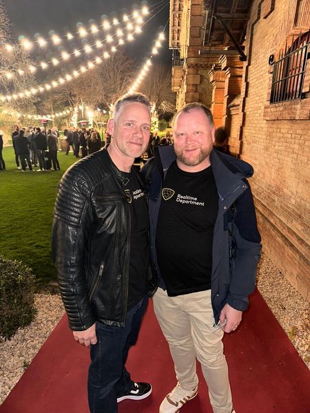 (l.) Christoph Gockel und Torsten Hauck (Realtime) sind froh, dass die 