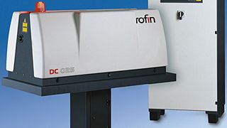 Der 2500 W Slab-Laser von Rofin für das Bearbeiten von nichtmetallischen Materilalien. Bild: Rofin (Archiv: Vogel Business Media)