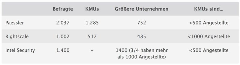 Abbildung 1: Kein Report ist so KMU-fokusiert wie die Paessler-Umfrage. (Paessler)