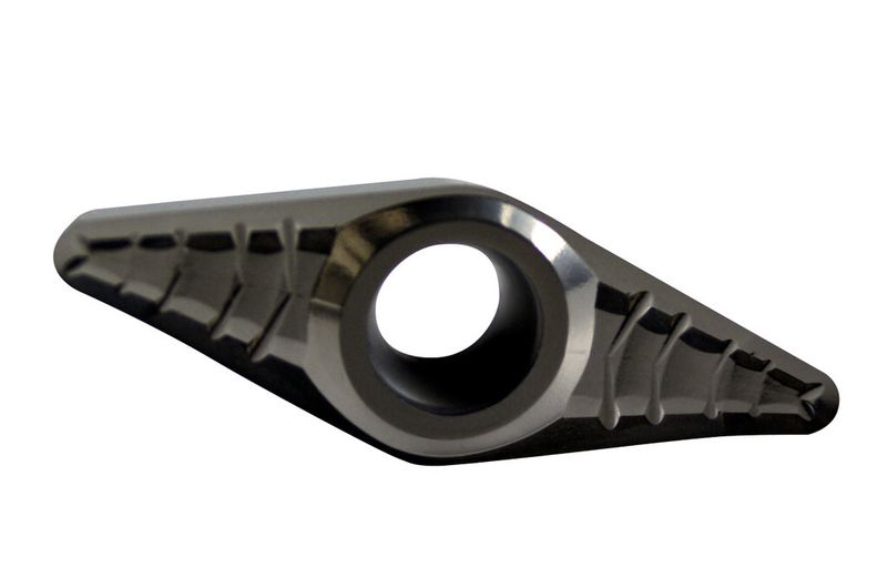 Bild 1: Mit dem Schichtwerkstoff CC-Alu-Speed lassen sich konturnahe Beschichtungen auch auf scharfen Schneiden realisieren. (Bild: Cemecon)