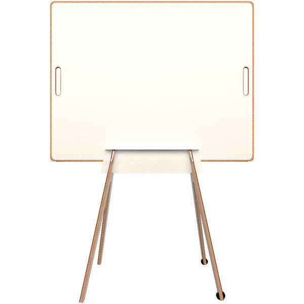 Das Wild-Board ist mit seinen 6 kg eines der leichtesten Design-Whiteboards auf dem Markt. Das herausnehmbare Board misst 1,10 m x 1,40 m.  (Space3000)