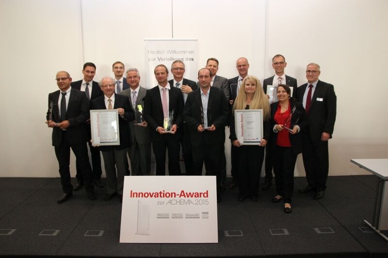 Die Gewinner der acht Kategorien des Innovation Awards auf einen Blick. (Bild: Schäffner/PROCESS)