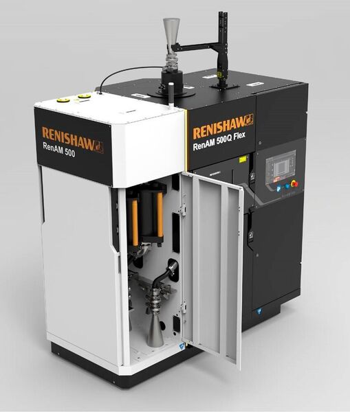 The RenAM 500Q Flex is a four laser AM machine and is a variant of the RenAM 500 range. (Renishaw)