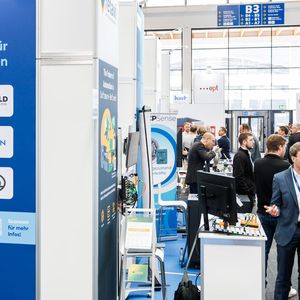 Die all about automation in Friedrichshafen wächst: Sowohl bei der Besucherzahl als auch bei der Anzahl der Aussteller hat die Automationsplattform am Bodensee um mehr als 20 Prozent zugelegt.(Bild:  Easyfairs)