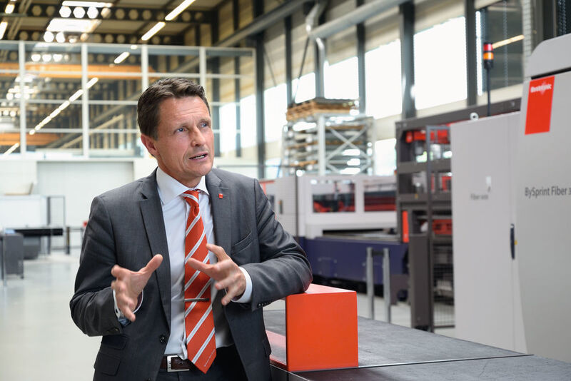 „Industrie 4.0 spielt eine wichtige Rolle für die Zukunft des Laserschneidens. Es kann dabei helfen, kostengünstig zu produzieren, indem Fertigungsschritte vernetzt werden“, erklärt Marktchef Johan Elster. (Bild: Bystronic)