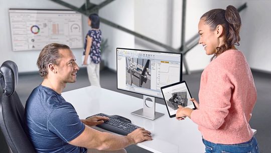 Die vereinfachte Benutzeroberfläche der Software macht es leichter als je zuvor, Programme zu erstellen und zu ändern. Auf diese Weise können auch Nutzerinnen und Nutzer mit geringen technischen Kenntnissen Roboter-
anwendungen schnell programmieren. Die vereinfachte Benutzeroberfläche der Software macht es leichter als je zuvor, Programme zu erstellen und zu ändern. Auf diese Weise können auch Nutzerinnen und Nutzer mit geringen technischen Kenntnissen Roboter-
anwendungen schnell programmieren.
