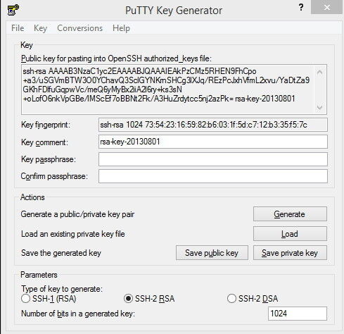 Abbildung 8: Mit einem privaten Schlüssel können Administratoren ohne Anmeldung eine Verbindung zum SSH-Server in Windows Server 2012 aufbauen. (Bild: Joos)
