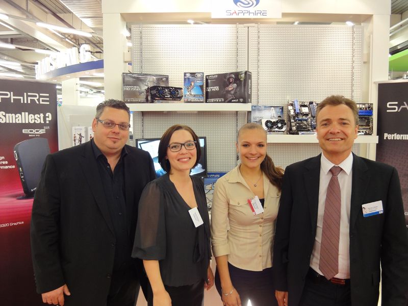 Die Sapphire-Truppe: v.l. Andreas Pokorny, Claudia Wiesinger, Laura und Thomas Kessler (Archiv: Vogel Business Media)