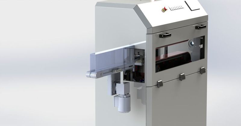 Mit dem Schlicht-System namens RS-Multicut-WR-Wellrohrschneider kommt laut Hersteller eine weitere Neuentwicklung ins Spiel, mit der man es schafft, stets auf dem „Wellenberg“ oder dem „Wellental“ des extrudierten Produktes zu schneiden. (Schlicht)