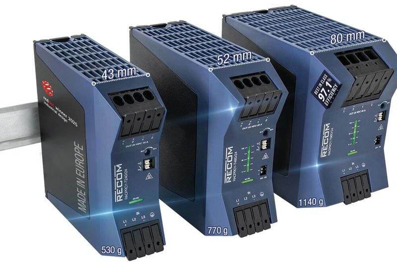 Recom Racpro-T series, 240W, 480W, and 960W(Image: Recom Power)