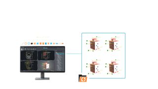 Mit dem Mehrteil-Workflow in VGSTUDIO MAX 2026.2 lassen sich mehrere CT-Scans in einer gemeinsamen Szene laden, messen und direkt miteinander vergleichen. (Bild: Hexagon)