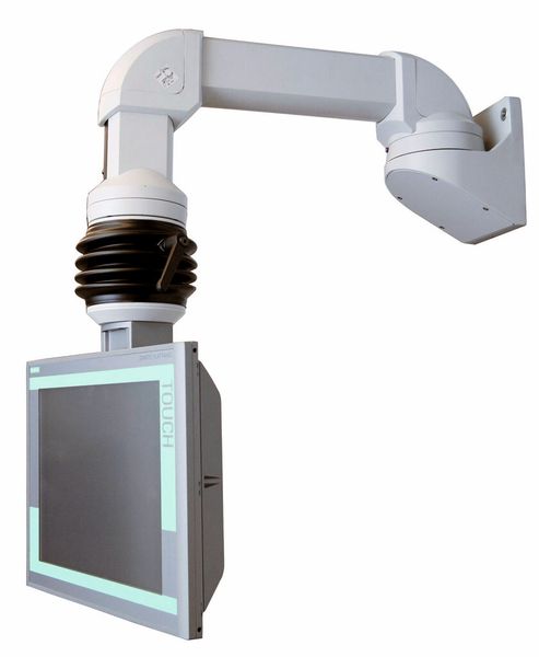 Das bewährte Trägersystem GTN II bietet für mittlere und schwere Lasten bis 80 kg eine sichere Verbindung zwischen Maschine und Steuerung.  (Bild: Phoenix Mecano)