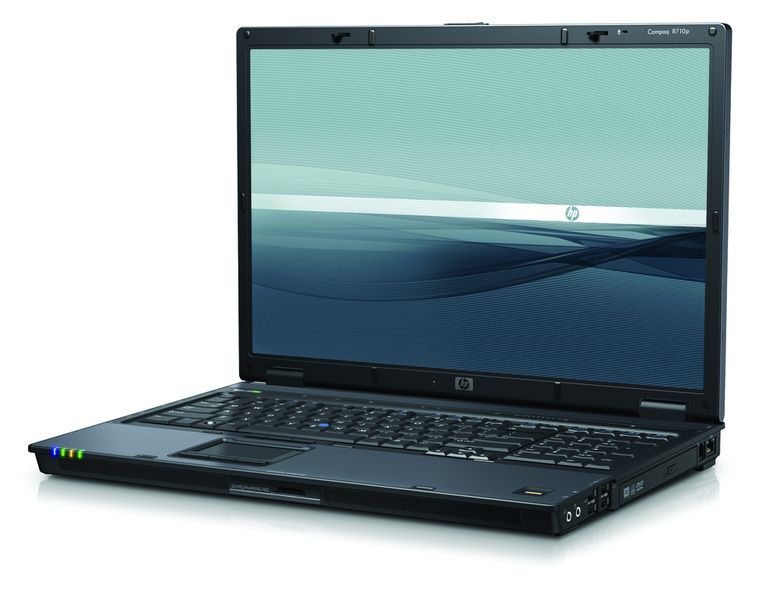 Das HP Compaq 8710p ist mit seinem 17-Zoll-Bildschirm bei den Desktop-Replacements angesiedelt. (Archiv: Vogel Business Media)