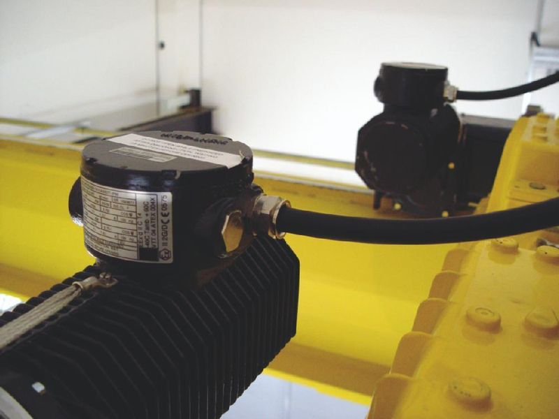 Bild 3: Fahrmotoren sind außer dem Hebezeug ebenso Bestandteile der SWF-Krankits wie Kopfträger, elektrische Steuerungen und viele weitere Komponenten. Bild: SWF Krantechnik (Archiv: Vogel Business Media)