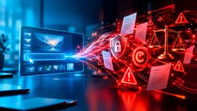Im Unternehmen kann ein einfacher Prompt schnell zum Compliance-Risiko werden. Myra AI Workspace soll hier vorbeugen. (Bild: Dall-E / KI-generiert)
