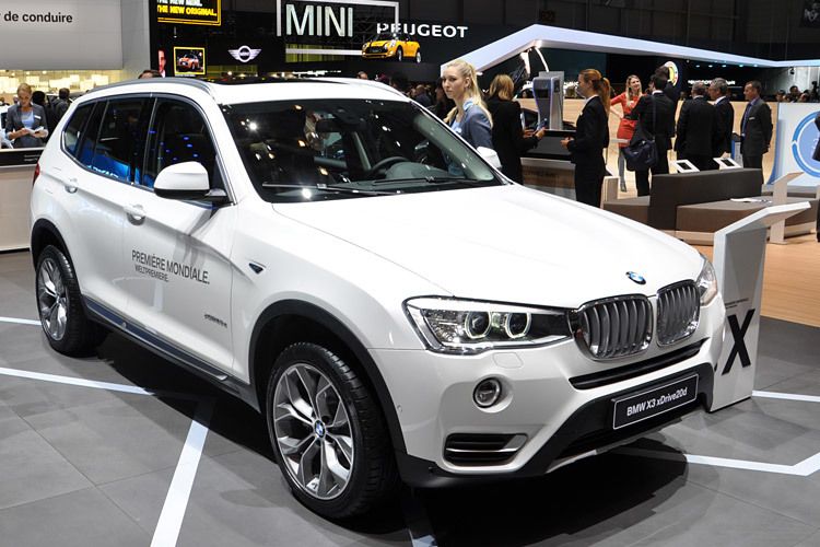 BMW hat den X3 überarbeitet und zeigt die aufgefrischte Variante ebenfalls in Genf.  (Foto: Wehner)
