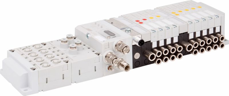Aventics Advanced Valve Systeme mit OPC UA sind eine digitale Zwillingslösung, die sowohl die Interoperabilität gewährleisten als auch die Produktivität und Effizienz verbessern soll. (Bild: Emerson Automation Solutions)