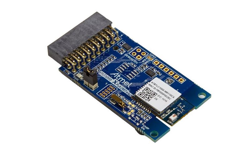 BTLC1000 von Atmel: Bluetooth-Low-Energy-4.1-konformer SoC (Bild: Atmel)