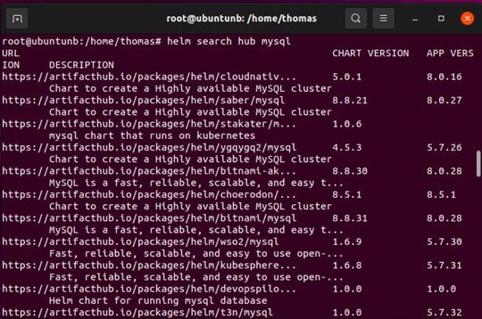 Anzeigen von weiterführenden Informationen zu einem Chart in den Helm-Repostories.(Bild:  Joos / Canonical)