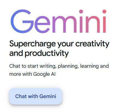 Erfolgsversprechend: Google Gemini auf Aufholjagd zu ChatGPT von OpenAI. (Bild: © screenshot Google)