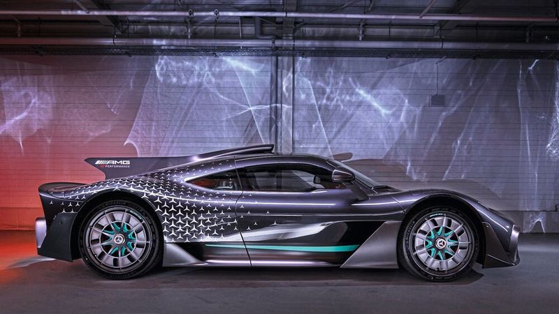 Der Mercedes AMG One ist eine Leihgabe aus dem Nationalen Automuseum The Loh Collection. (Bild: Dominic Fraser)