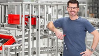 Automatisierung einmal anders: Karakuri/LCA (= Low Cost Automation) verzichtet in der Regel auf Strom und zählt zu den besonders eindrucksvollen KVP-Beispielen.  (Bild: item Industrietechnik GmbH)