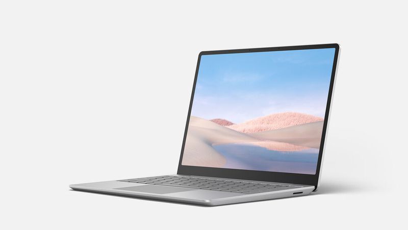 In dem flachen Alumiumgehäuse mit Bodenplatte aus teilweise recyceltem Kunststoff arbeitet als Prozessor ein Intel Core i5-1035G1. Das 3:2-Display liefert eine Auflösung von 1.535 x 1.024 Pixel. (Microsoft)