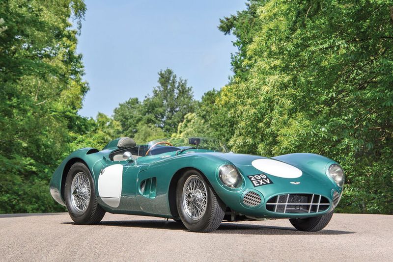 Der 1956er Rennwagen DBR1 von Aston Martin ist mit 22,55 Millionen Dollar teuerster Klassiker 2017. (Bild: RM Sotheby's)