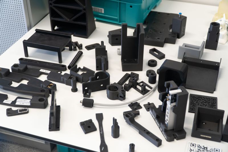 Festo hat bereits weit mehr als 200 verschiedene Bauteile additiv gefertigt, die sonst aufwendig gefräst oder bestellt werden müssten. (Bild: Festo)