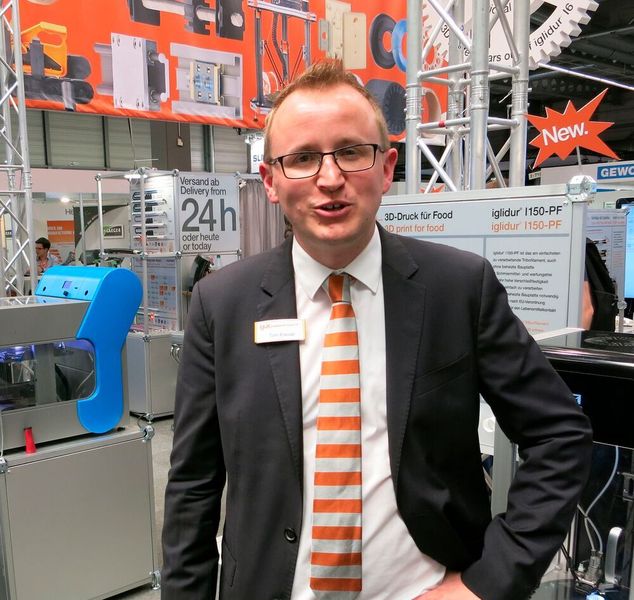 Tom Krause, Produktmanager Tribo-Filament, ist bei Igus erster Ansprechpartner für additive Fertigung. (Reinhardt / Devicemed)