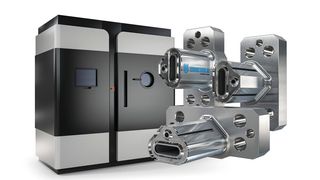 There is a growing market for additive manufactured (AM) tools for hot work applications, such as dies for high-pressure die casting. (Source: Uddeholm)