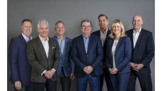 Oxea komplettiert sein Global Leadership Team. v.l.n.r: Scott Farmer (CSCO), Ed Ray (CFO), Bastian Kuhl (Chief Transformation Officer), Michael McHenry (CEO), Dr. Albrecht Schwerin (COO), Christina Fuchs (CHRO), David Muldoon (CCO). (Bild: Oxea)