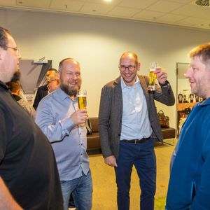 Christian Schmidt (HSW IT Consulting), Thomas Kraus (Bitsec), Stephan Stürtz (Zyxel Networks) und Olaf Küffner (Ludwig Elektro) (Bilder: Zyxel)