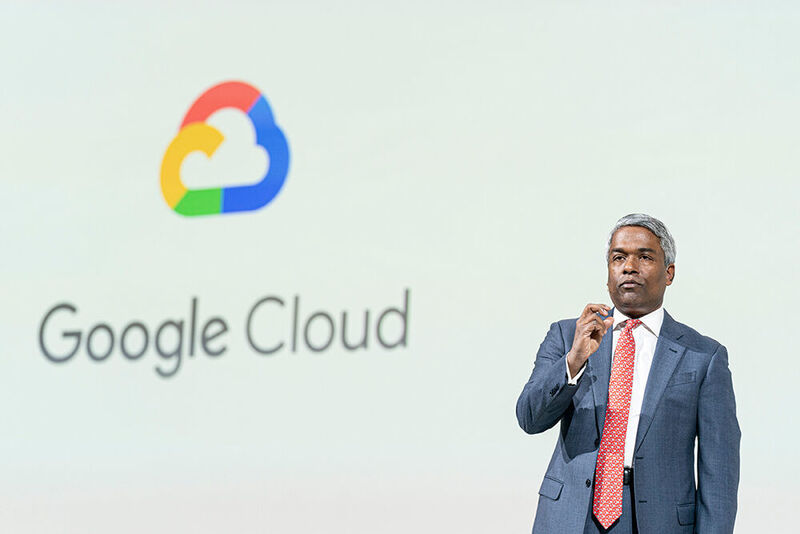 Thomas Kurian sprach zum ersten Mal als CEO von Google Cloud auf der europäischen Kundenkonferenz. (Chris Morgan Photography)