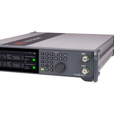 Der Analog-Signalgenerator SG6311A bietet zwei HF-Quellen bei einem Frequenzbereich von 9 kHz bis 20 GHz.  (Bild: Keysight)