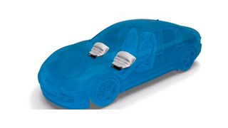 ZF bringt im Jahr 2019 einen Knieairbag auf den Markt. (ZF)