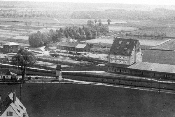 Herzogenaurach in den 1940er Jahren – hier befindet sich später das Schaeffler-Werksgelände (Bild: Schaeffler)