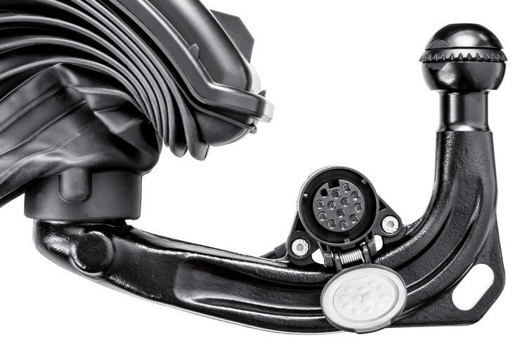 Die schwenkbare AHK mit dem TTA ist derzeit noch nicht nachrüstbar. (Foto: Westfalia-automotive)