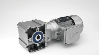 Leistungsstark, leicht und flexibel – mit dem SK 02040.1 hat Nord Drivesystems ein zuverlässiges und kompaktes Stirnrad-Schneckengetriebe im Produktportfolio, das schnell und einfach für die unterschiedlichsten Anwendungen konfiguriert werden kann. (Nord Drivesystems)