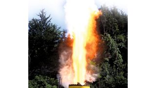 Funktionstest für eine Berstscheibe (Bild: Fike)